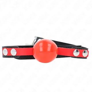 Balle TPE Souple 4 CM Bâillon Modèle 4 60 X 2 CM Réglable Kink bâillon