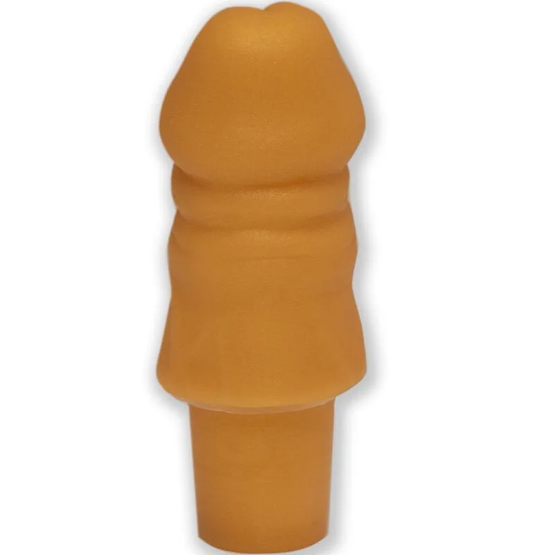 Plug en Forme de Pénis Doré Diablo Picante doré jeu coquin