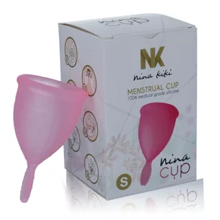 Coupe Menstruelle Rose - Taille S Nina Kikí, autre vue