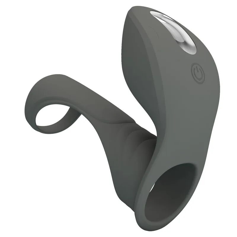 Anneau Vibrant Rechargeable avec Double Stimulateur Pretty Love