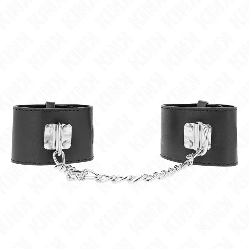 Menottes Fixes avec Chaîne 30 cm et Fermeture par Kink