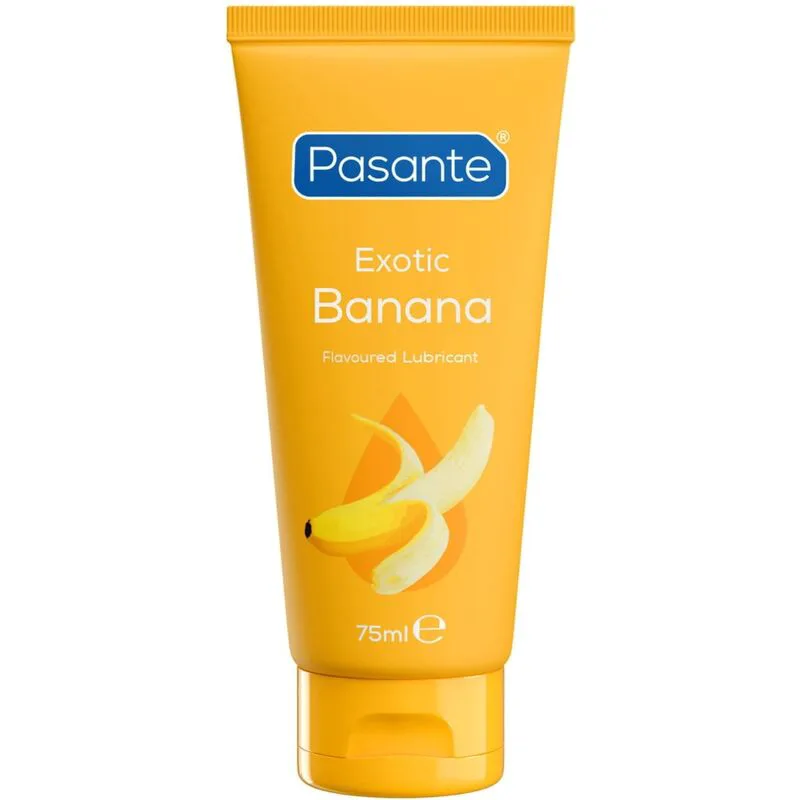 Lubrifiant à Base d'Eau, Arôme Banane 75 ml Pasante