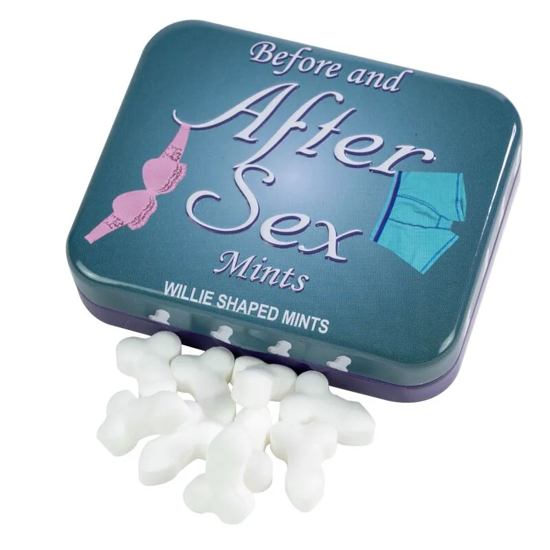 Forme de Pénis Menthe Candy pour Avant et Après le Sexe jeu coquin