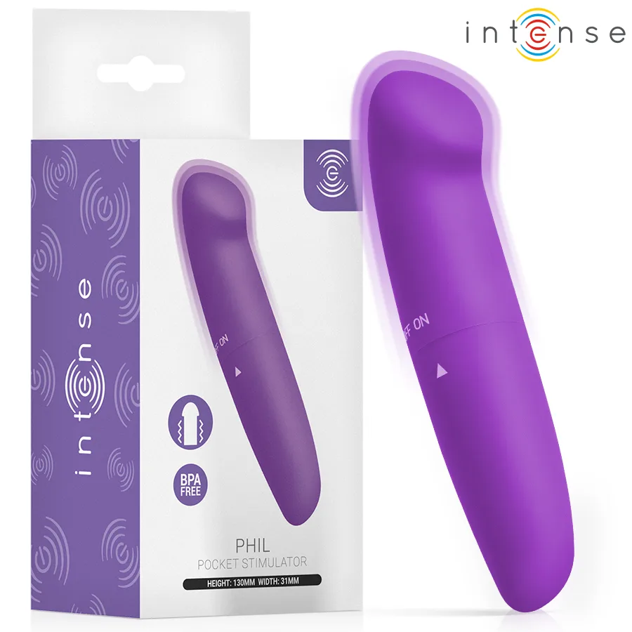 Phil Vibromasseur Point G Violet 13 CM Intense violet mini vibromasseur