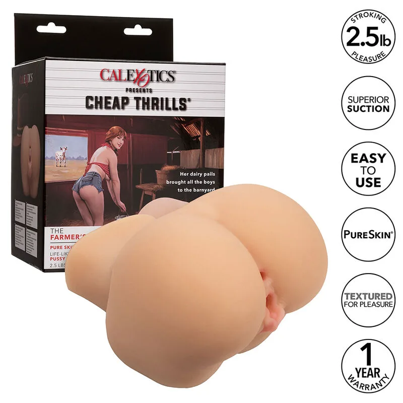 La Fille du Fermier Double Masturbateur Réaliste Chair Calexotics