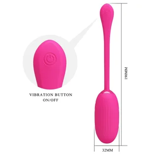 Œuf Vibrant Doreen Pretty Love - détail de la texture - Magenta