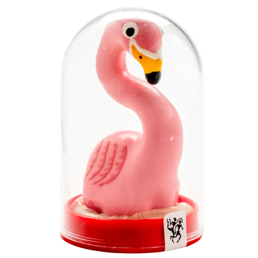 Préservatifs Fantaisie Peints à la Main Rose Flamant Condomerie