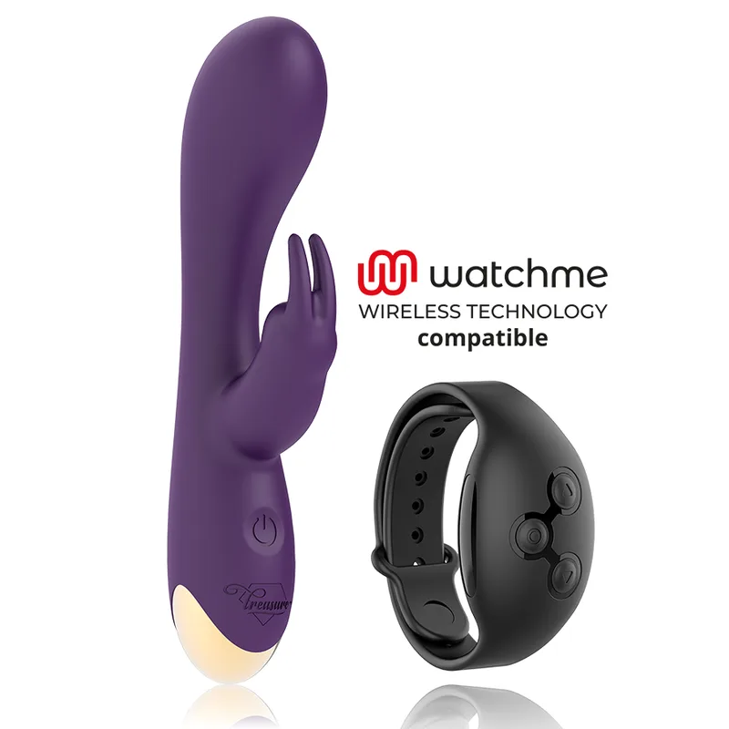 Laurence Vibromasseur Rabbit + Télécommande Watchme Treasure