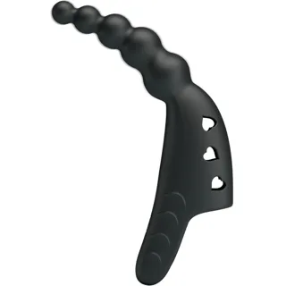 Vibromasseur Jordin Finger Vibrator 10 Vibrations Noir Pretty Love