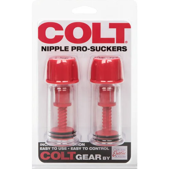 Stimulateur clitoridien Ventouses à Tétines Colt Rouge Calexotics