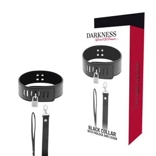 Collier Bdsm avec Serrure Noire Darkness