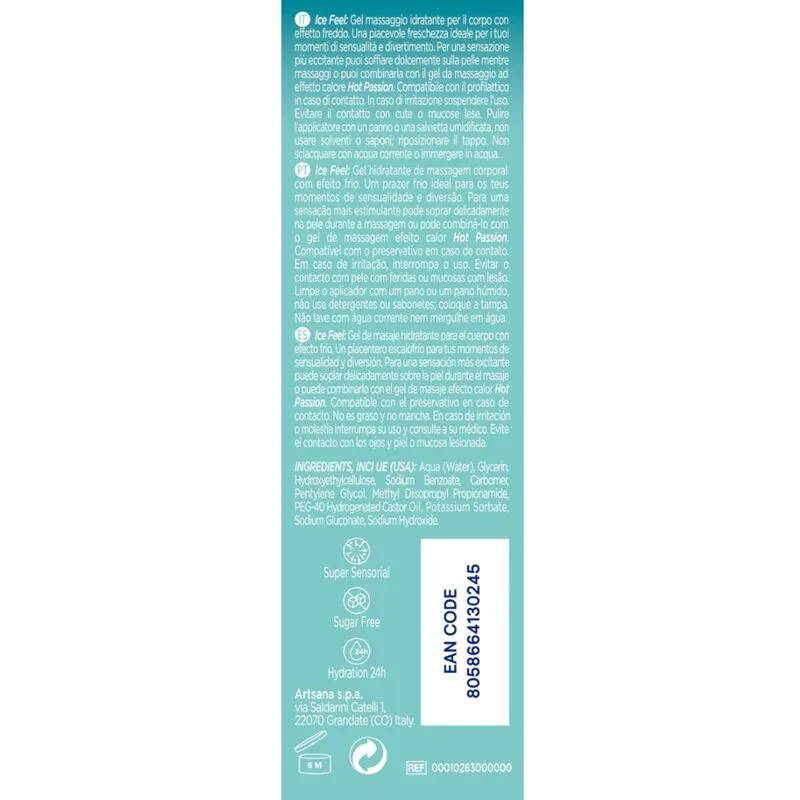 Gel 3 en 1 Sensation de Glace 200 ml Control