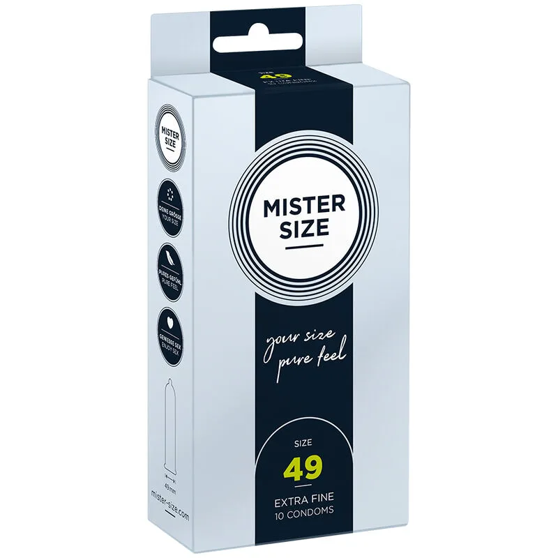 Préservatif Taille S 49 MM (10 Unités) Mister Size préservatif