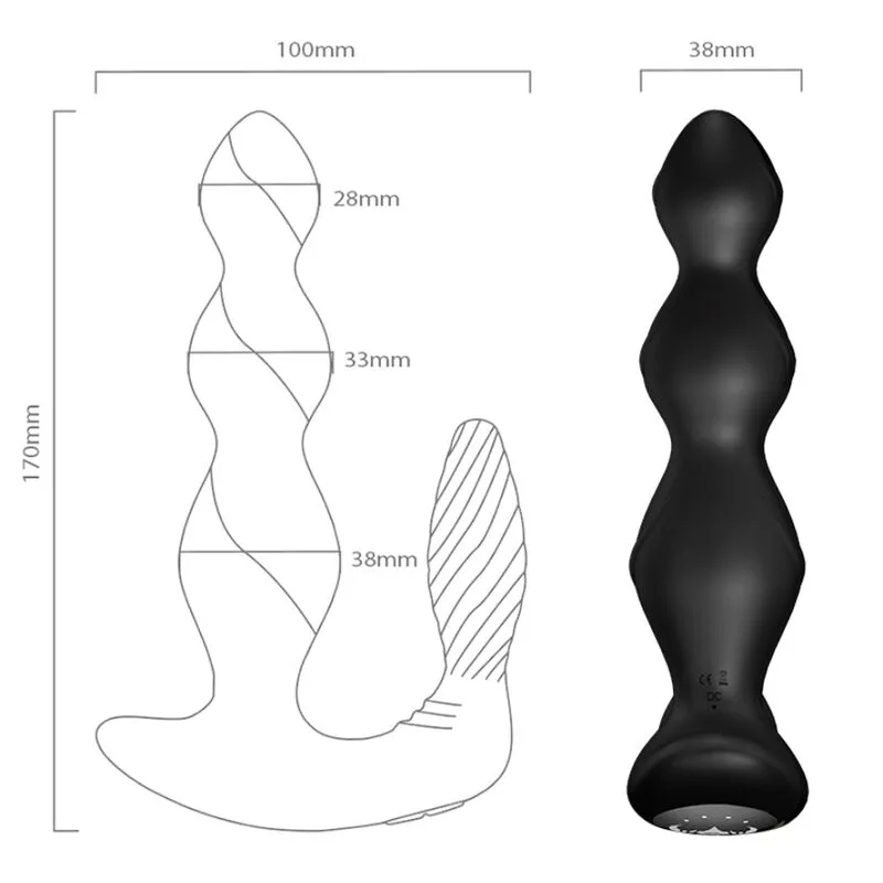 Manfun Vibromasseur & Stimulateur Plug Anal Télécommande Armony