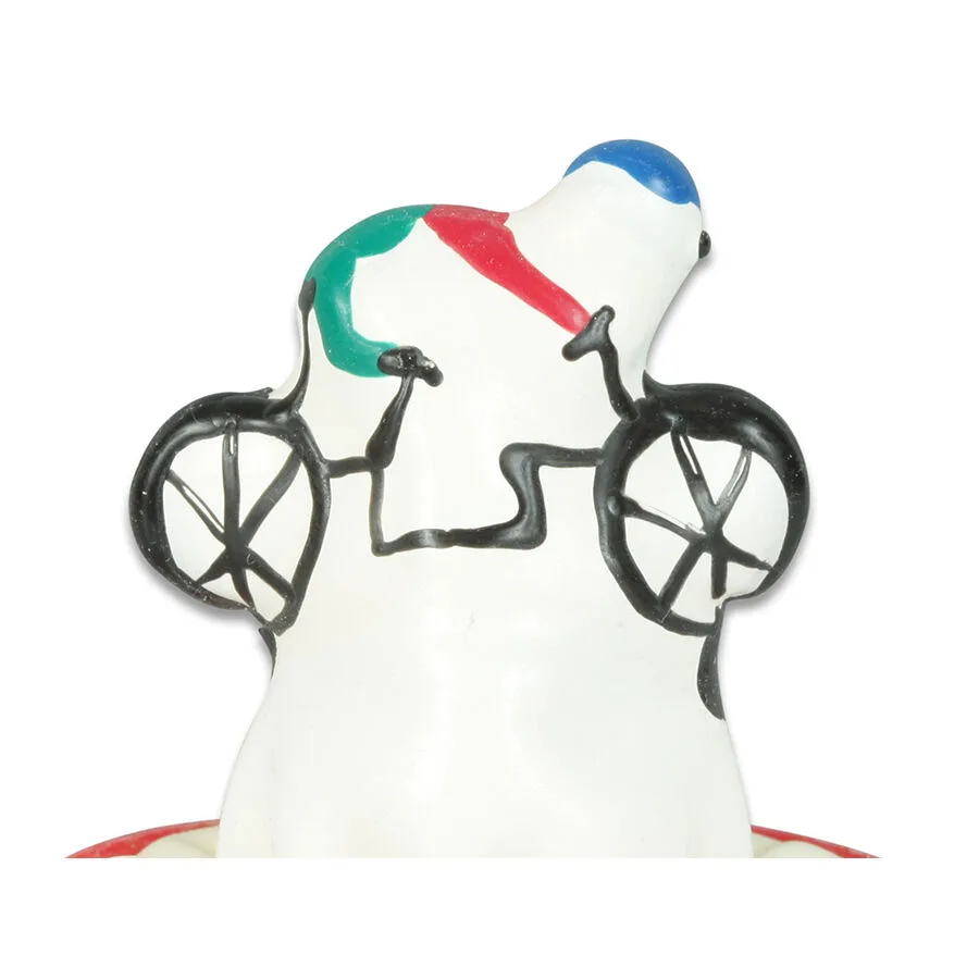 Préservatifs Fantaisie Peints à la Main en Forme de Vélo