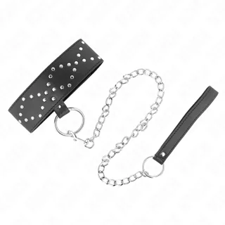 Collier BDSM argenté