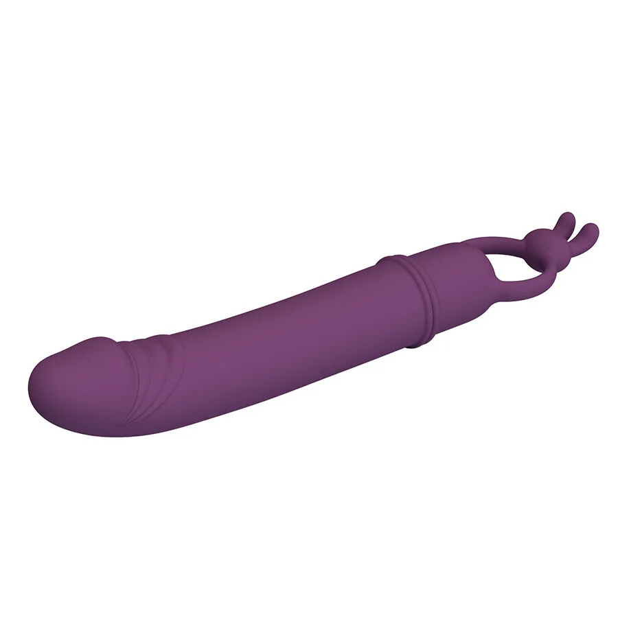 Cora Vibromasseur en Forme de Pénis avec Anneau de Pretty Love
