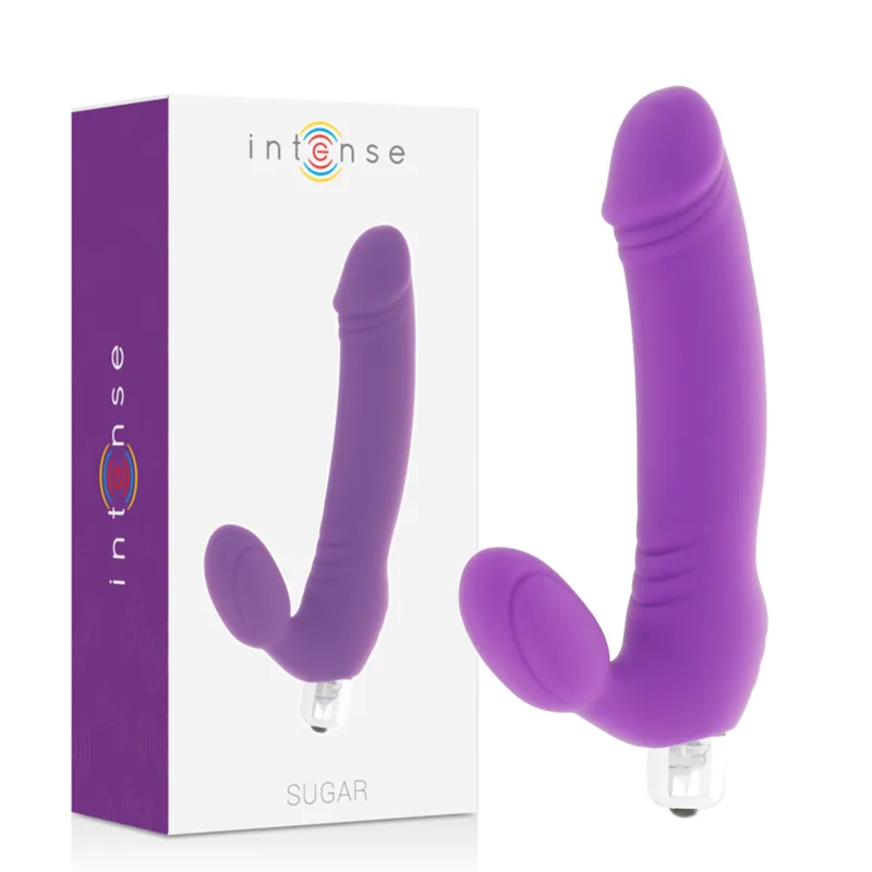 Vibromasseur Sucre Sept Vitesses Silicone Lilas Intense