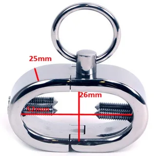 Cotes de la manchette testiculaire Metal Hard : 52 × 26 mm à l'intérieur, 25 mm de haut
