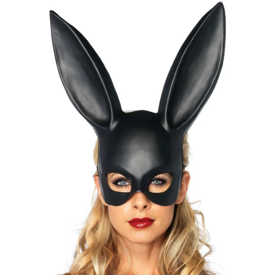 Vibromasseur Masquerade Masque de Lapin Noir Leg Avenue
