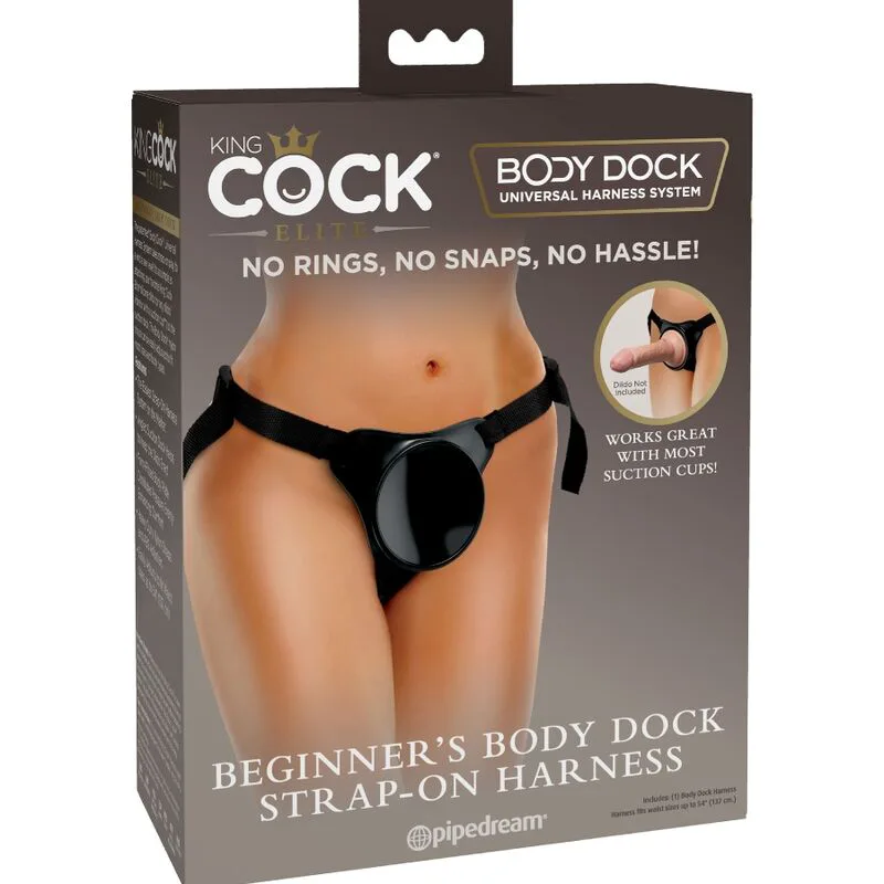 Gode Elite Harnais Réglable pour Débutants King Cock