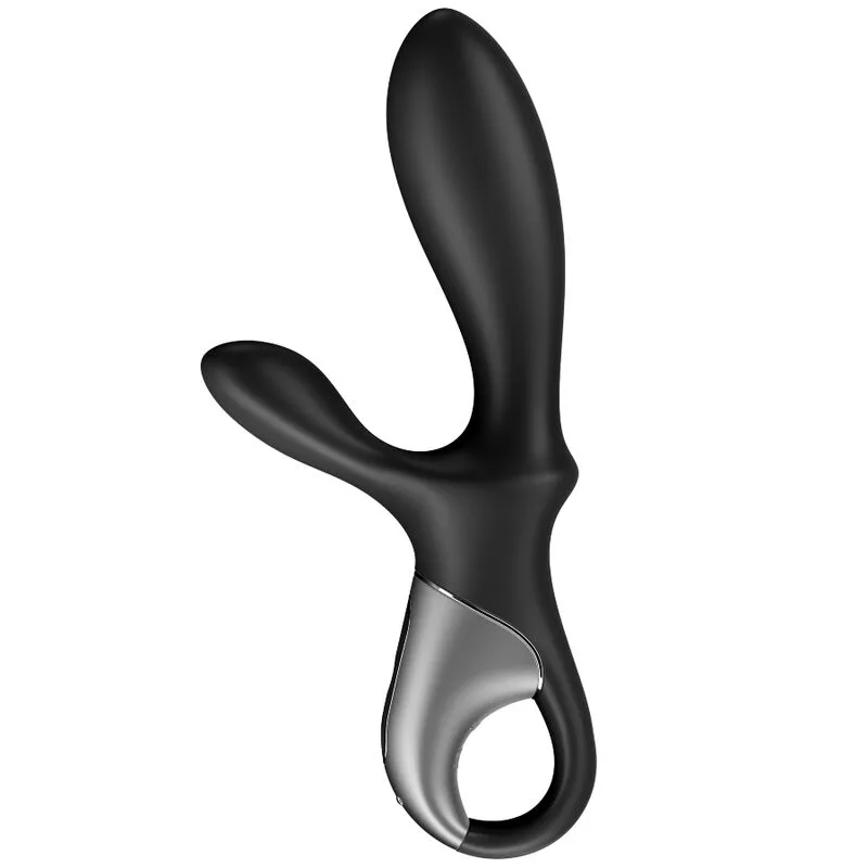Application Heat Climax+ Vibromasseur Anal Noir Satisfyer