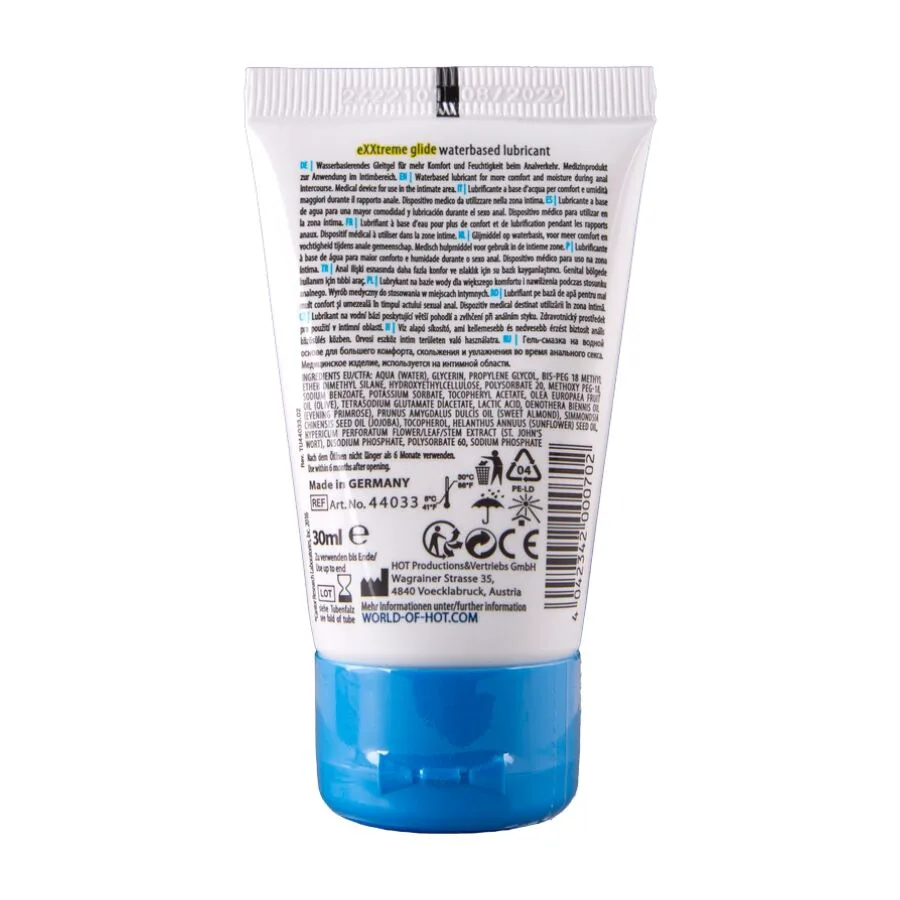 Exxtreme Lubrifiant à Base d'Eau + Huile de Confort Hot