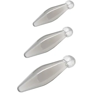 Perles anales Jeu Anal Finger Rimmer 3 Pièces Transparent Toyjoy