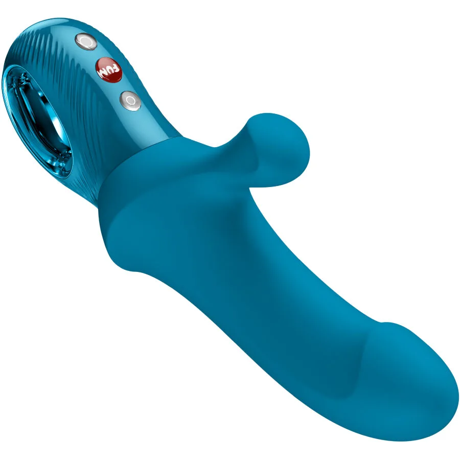 Vibromasseur Pulsateurs de Lapin à Courbe Bi Stronic Aquamarine Fun Factory