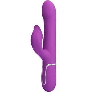 Vibromasseur et Stimulateur Multifonction 4 en 1 Violet