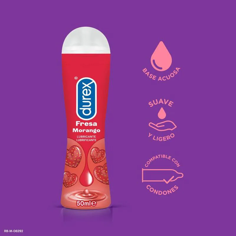 Lubrifiant Jouer Fraise 50 ml Durex