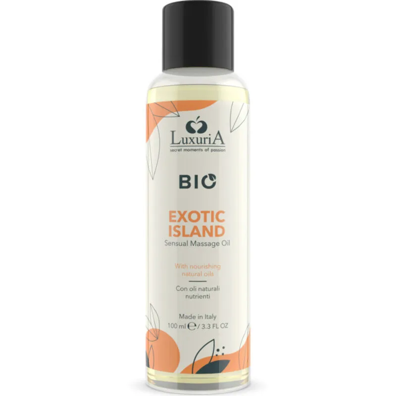 Huile de Massage Bio Îles Exotique 100 ml Intimateline Luxuria