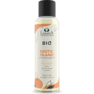 Huile de Massage Bio Îles Exotique 100 ml Intimateline Luxuria