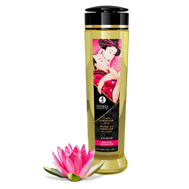 Huile de Massage Damour Érotique 240 ml Shunga