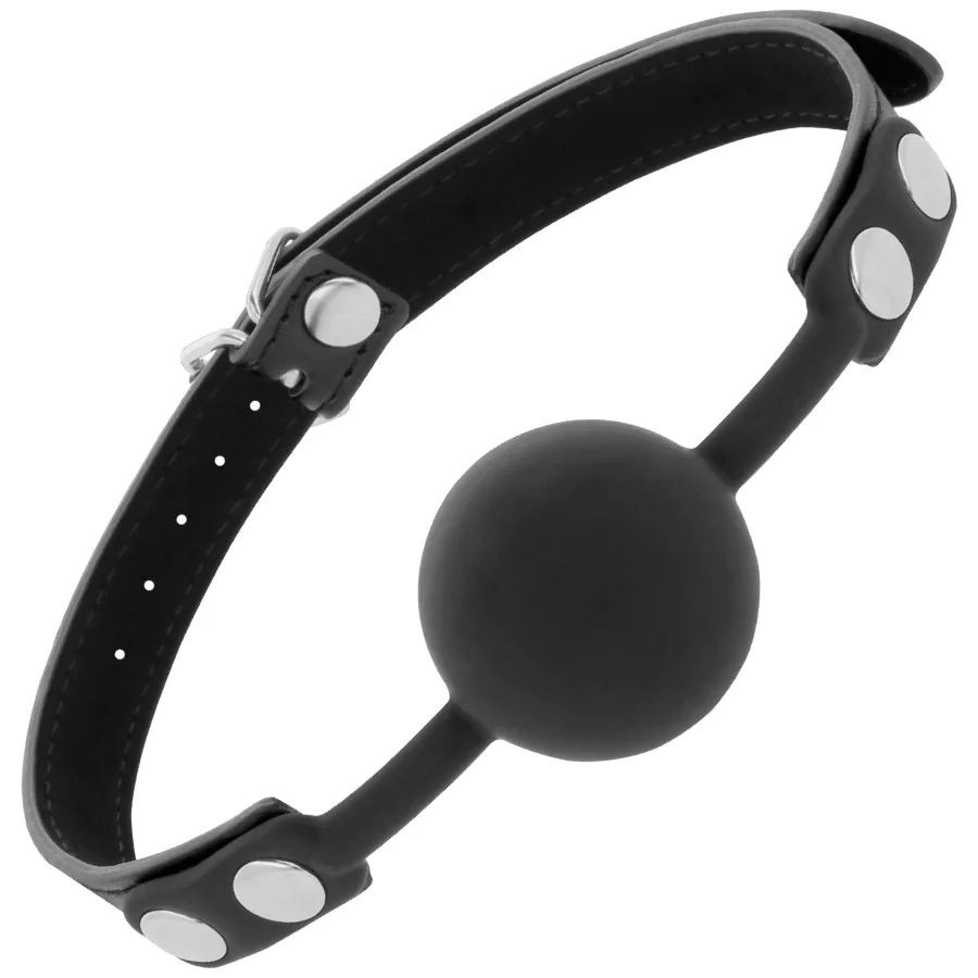 Billon en Silicone Noir Darkness noir bâillon