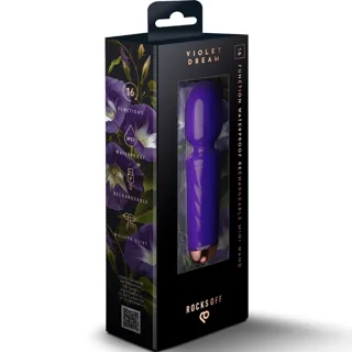 Mini Wand de Poche Rocksoff - détail de la texture - Violet