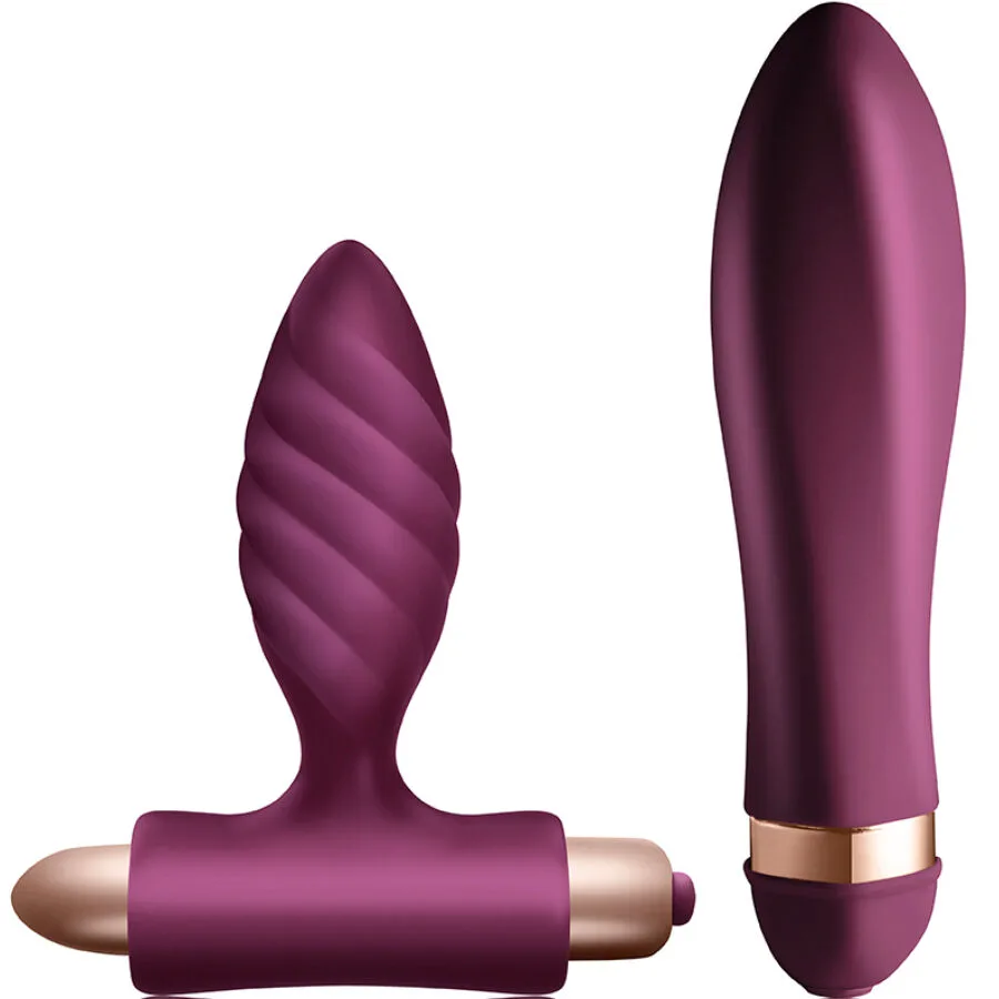 Kit Desire Vibromasseur Torsadé + Plug Anal Climaximum