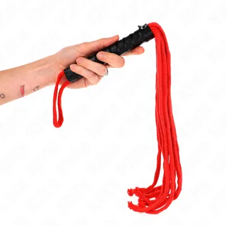 Fouet Corde Rojo 56 CM Kink fouet & martinet