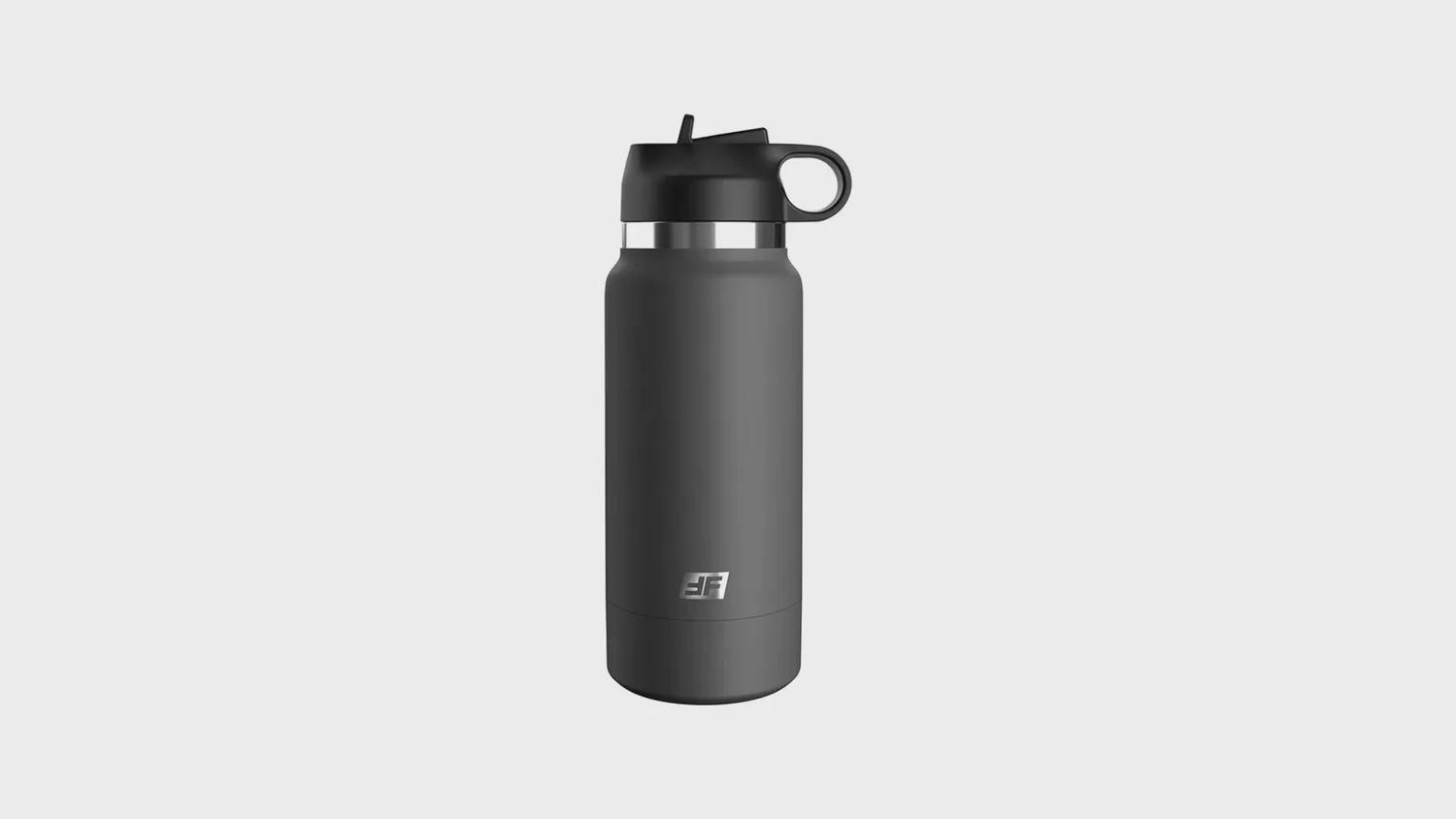 Vaginette discrète PDX Plus Fuck Flask fermée, qui ressemble à une gourde noire