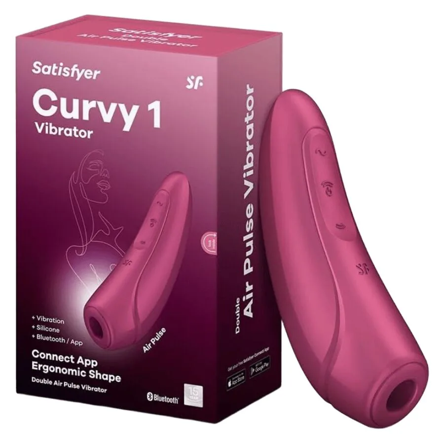 Vibromasseur Curvy 1 Rouge Rose Satisfyer