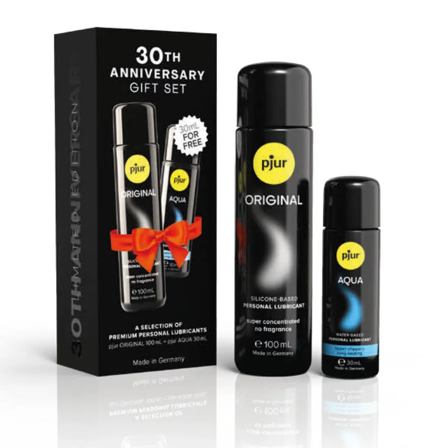 Coffret 30E Anniversaire Pjur Original 100 ML + Pjur Aqua lubrifiant