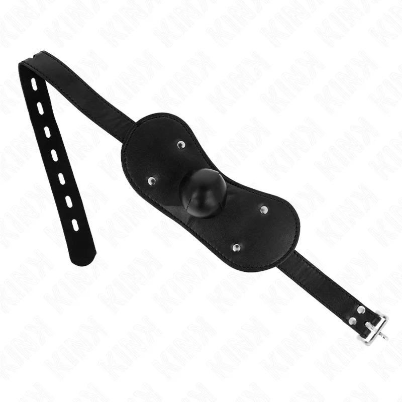 Masque Boucles Ball Bâillon avec Serrure Réglable 42-60 CM Kink bâillon