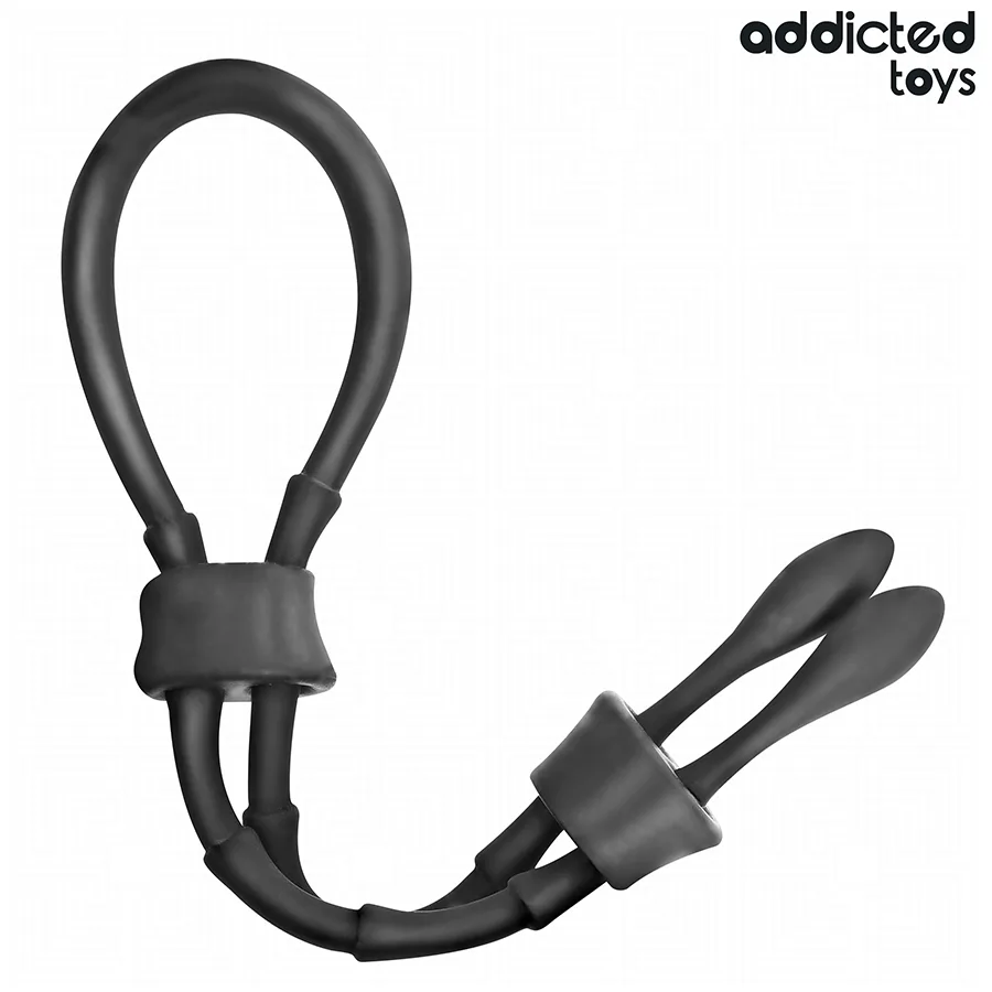 Cockring Corde Silicone Réglable Addicted Toys