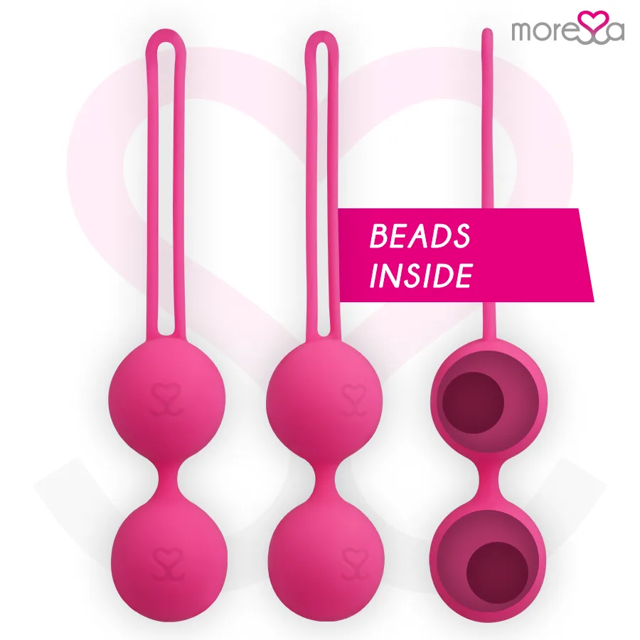 Boules de geisha Osian Trois Silicone Premium Rose Moressa