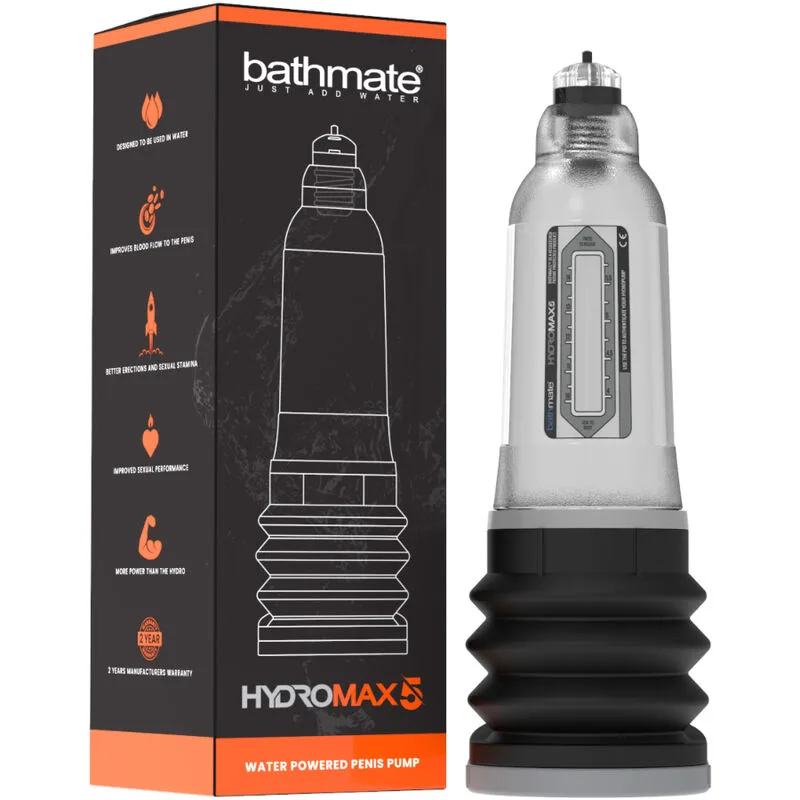 Pompe à pénis Hydromax 5 Transparent Bathmate