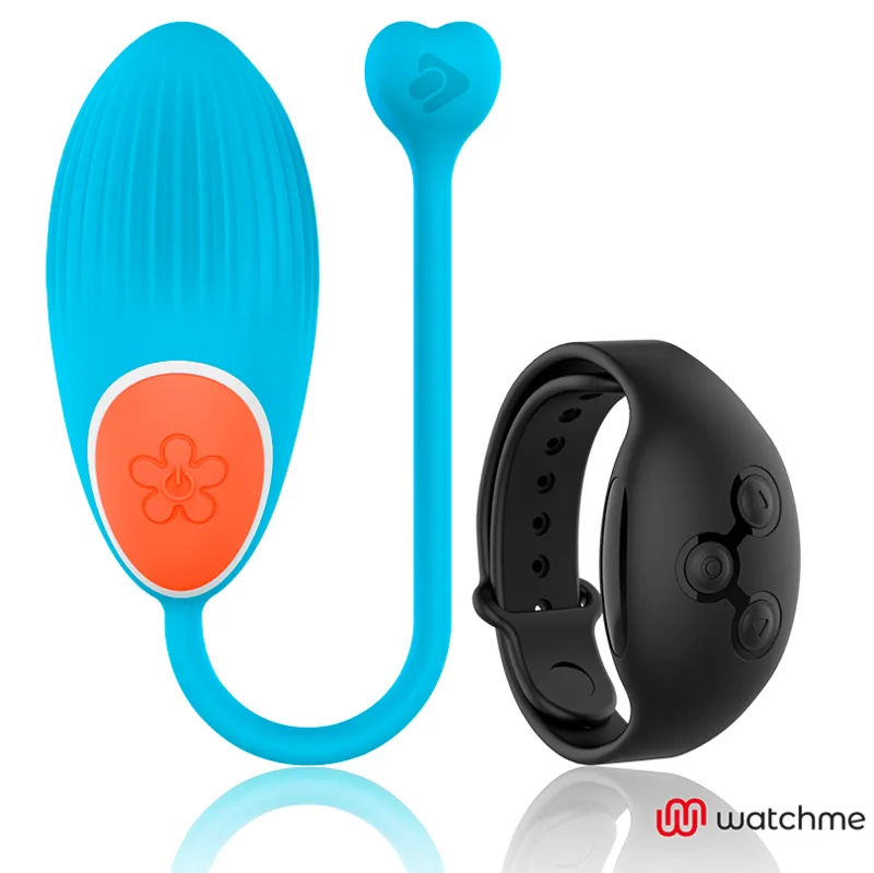 Vibromasseur Télécommande Watchme Technologie Bleu Oeuf / Jet Wearwatch