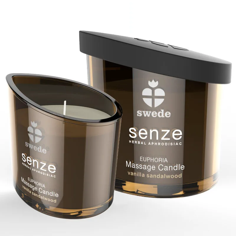 Bougie de Massage Senze Euphoria - Vanille, Bois de Santal Swede