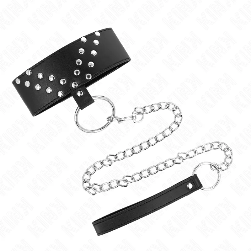 Collier avec Ceinture 65 cm avec Rivet V Réglable 36-43 Kink