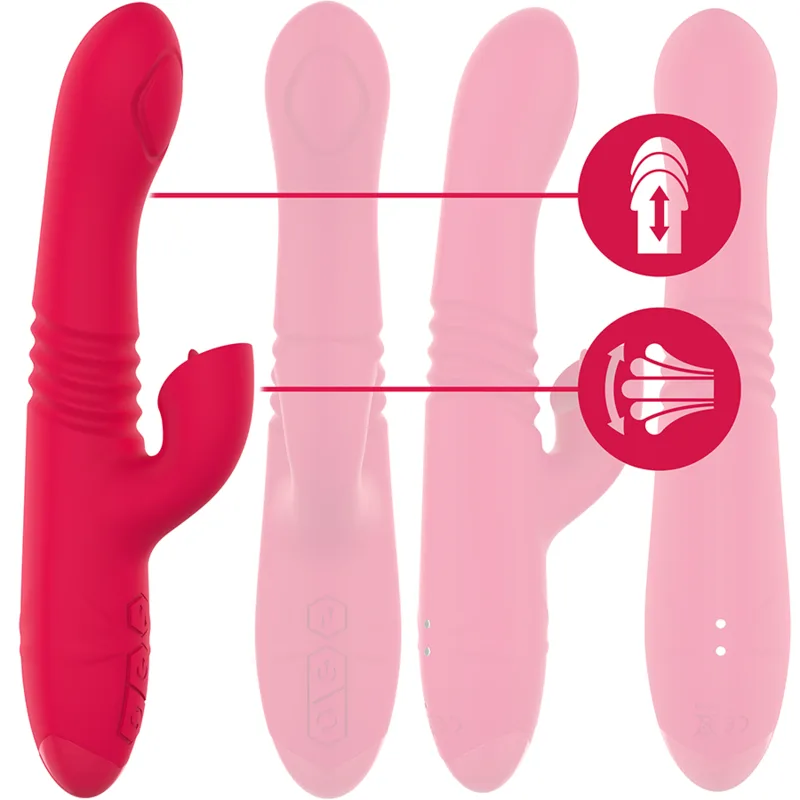 Vibromasseur Up & Down Rechargeable Multifonction Dua Intense