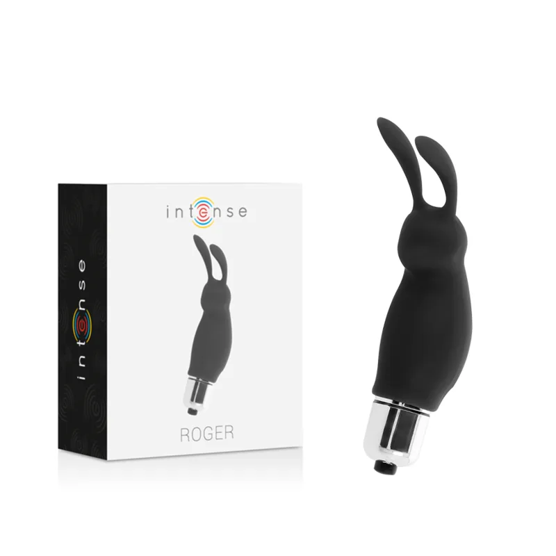 Stimulateur clitoridien Lapin Roger Noir Intense
